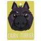 Hondenriemhanger (Pooch Pal) - DL49 - Cairn Terrier - Black