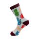 ECO CHIC - Bamboo Sock - SK06WT - White Cats