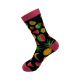 ECO CHIC - Bamboo Sock - SK04BK - Black Mixed Fruit Medley