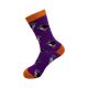 ECO CHIC - Bamboo Sock - SK10PP - Purple Puffin