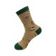 ECO CHIC - Bamboo Sock - SK03BG - Beige Wild Birds