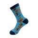 ECO CHIC - Bamboo Sock - SK07BU - Blue Woodland Natives