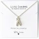 Life Charms - LC036N - Verzilverde collier - Ballet shoes