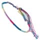 ST Friendship Bracelet - C7 Pink-Teal-Lila-Yellow