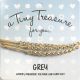 Tiny Treasure armband - Grey