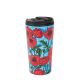 Eco Chic - The Travel Mug  (thermosbeker) - N12 - Blue - Poppies     