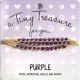 Tiny Treasure armband - Purple