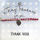 Tiny Treasure armband - Thank You