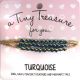 Tiny Treasure armband - Turquoise