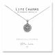 480518 - Life Charms - YY18 - Necklace Silver CZ Sunflower