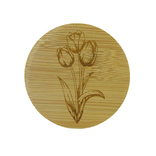 Bamboe deksel - Tulp