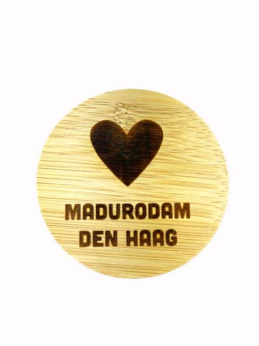 Bamboe deksel - LOVE Madurodam Den Haag 