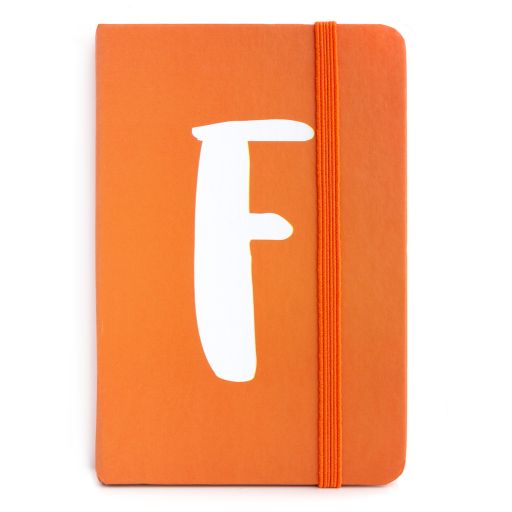 Notebook I saw this - letter F