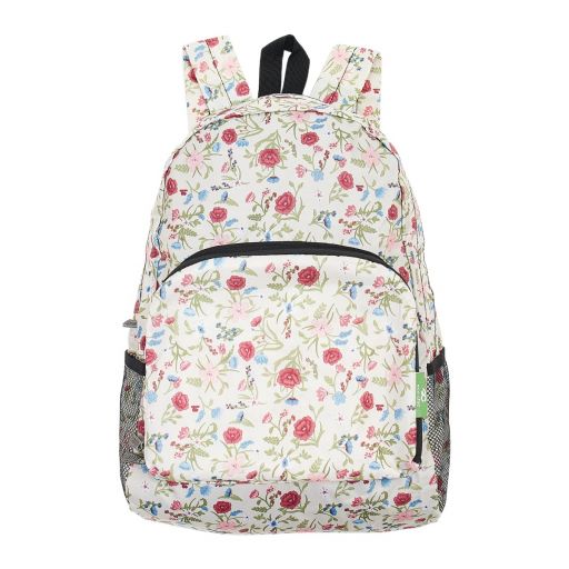 Eco Chic - Backpack - B60BG - Beige - Floral NIEUW 