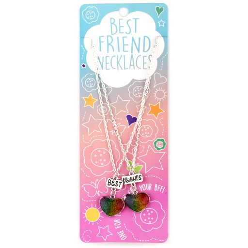 Best Friend Necklace - Ketting - Hartje multi colour - BFN03