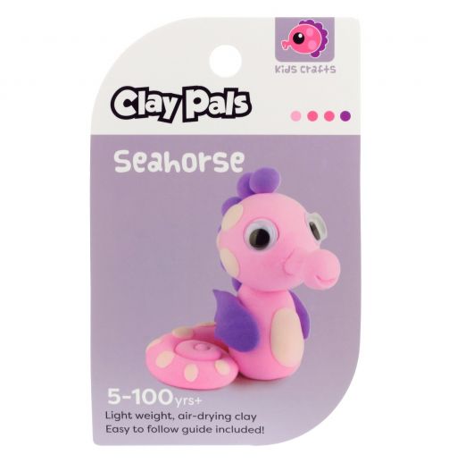 Clay Pals kleisetje - Seahorse (zeepaard)