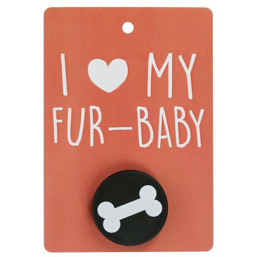 Hondenriemhanger (Pooch Pal) - DL6 - I Heart My Fur-Baby