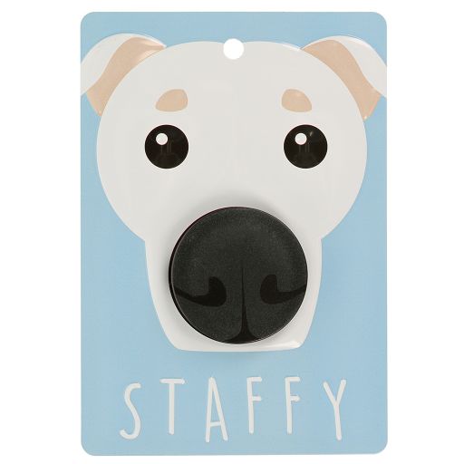 Hondenriemhanger (Pooch Pal) - DL113 - Staffy - White