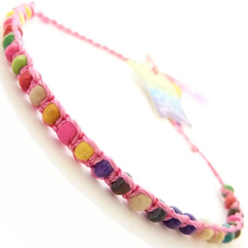 Friendship Bracelet - A6 Candy Pink