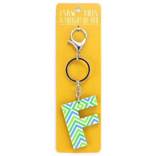 Keyring - I saw this & I thought of You - F