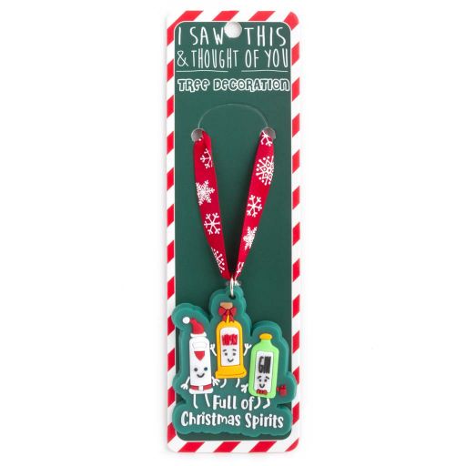 ISXM0125 Tree Decoration - Christmas Spirit