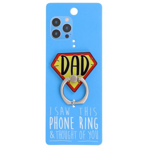 Phone Ring Holder - PR018 - I Saw this & thought of You - Super Dad