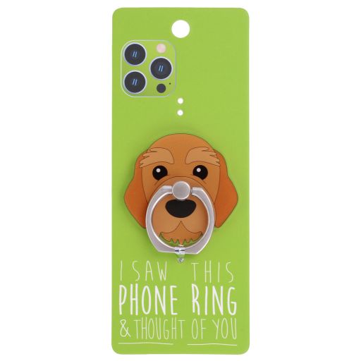 Phone Ring Holder _ PR144 - I Saw This Phone Ring - Cockapoo