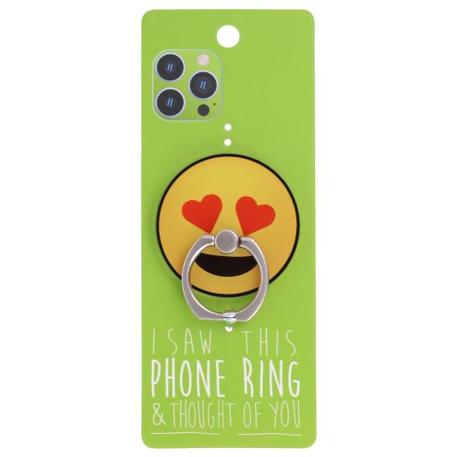 Phone Ring Holder _ PR179 - I Saw This Phone Ring - Heart Eyes